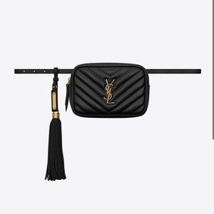 Saint Laurent Lou Belt Bag in Matelasse Leather. Like New!